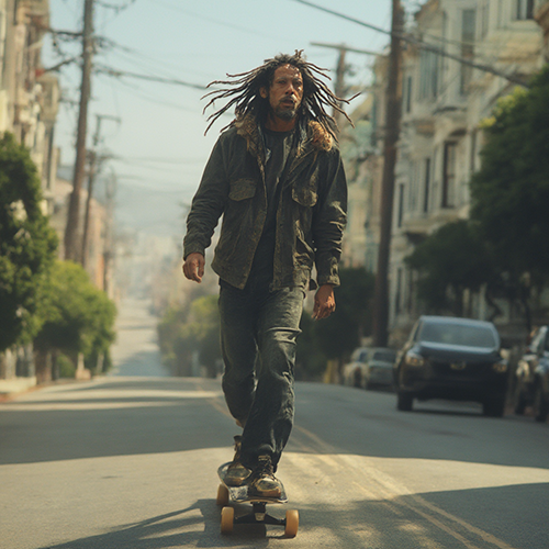 Loose sketch of a character nicknamed Bob generated locally on the Mac